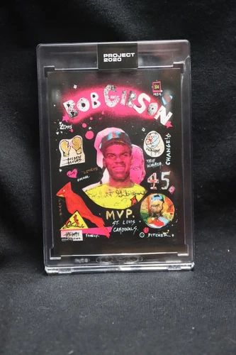 Bob Gibson 108 2020 Topps Project 2020 by Gregory Siff PR: 11,395