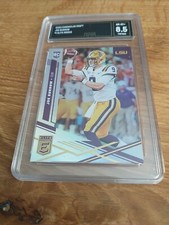 Joe Burrow Rookie 2020 Elite Draft Pick #1 GMA Graded 8.5