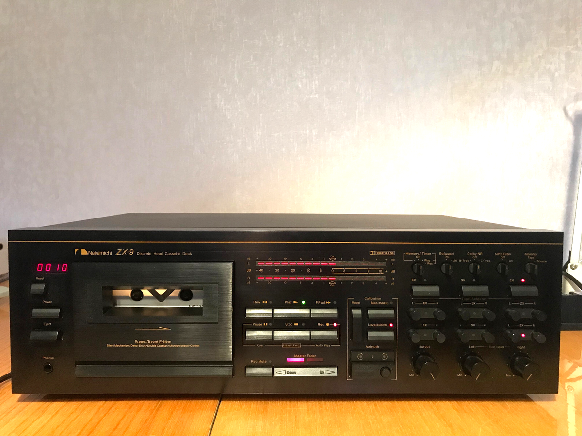 ミュージック 910 Nakamichi Zx-9 3 Head Audiophile Cassette Deck Serviced and in