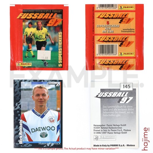 Panini 1997 Fussball Stickers Sealed Pack (50 Packets) - Picture 6 of 10