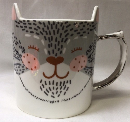 Rosanna Cat Lover Mug with ears Coffee Tea Cup - 第 1/10 張圖片