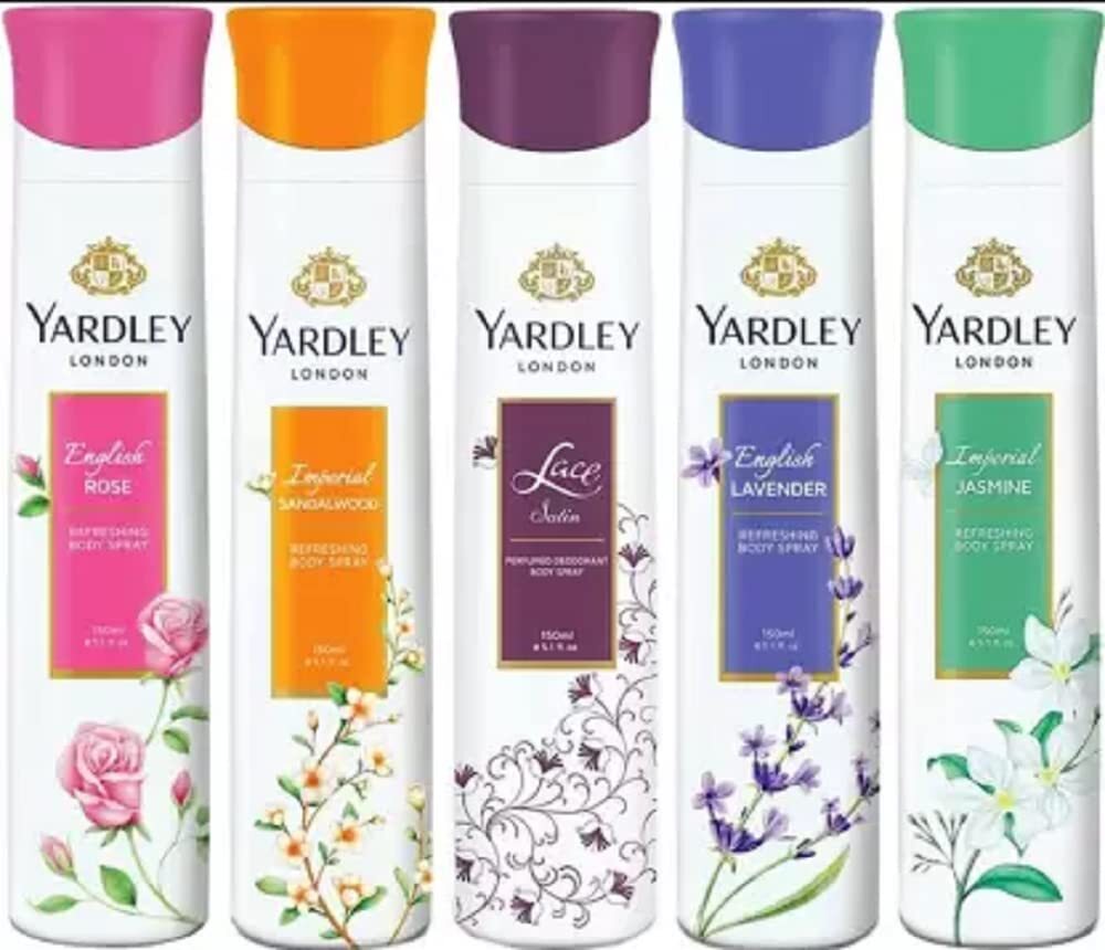Yardley London Refreshing  Body Spray  (150 ml) (Select Fragrance)
