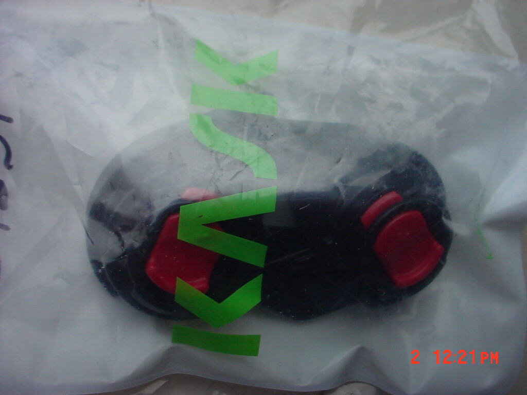 Kit Montage Visière Kask Zenith - Fixation Universelle Noir/Rouge