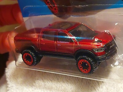 POWERFUL & FUN MATTEL 2020 DODGE RAM 1500  REBEL DETAILS GARNITE CLR 1:64 SCALE 