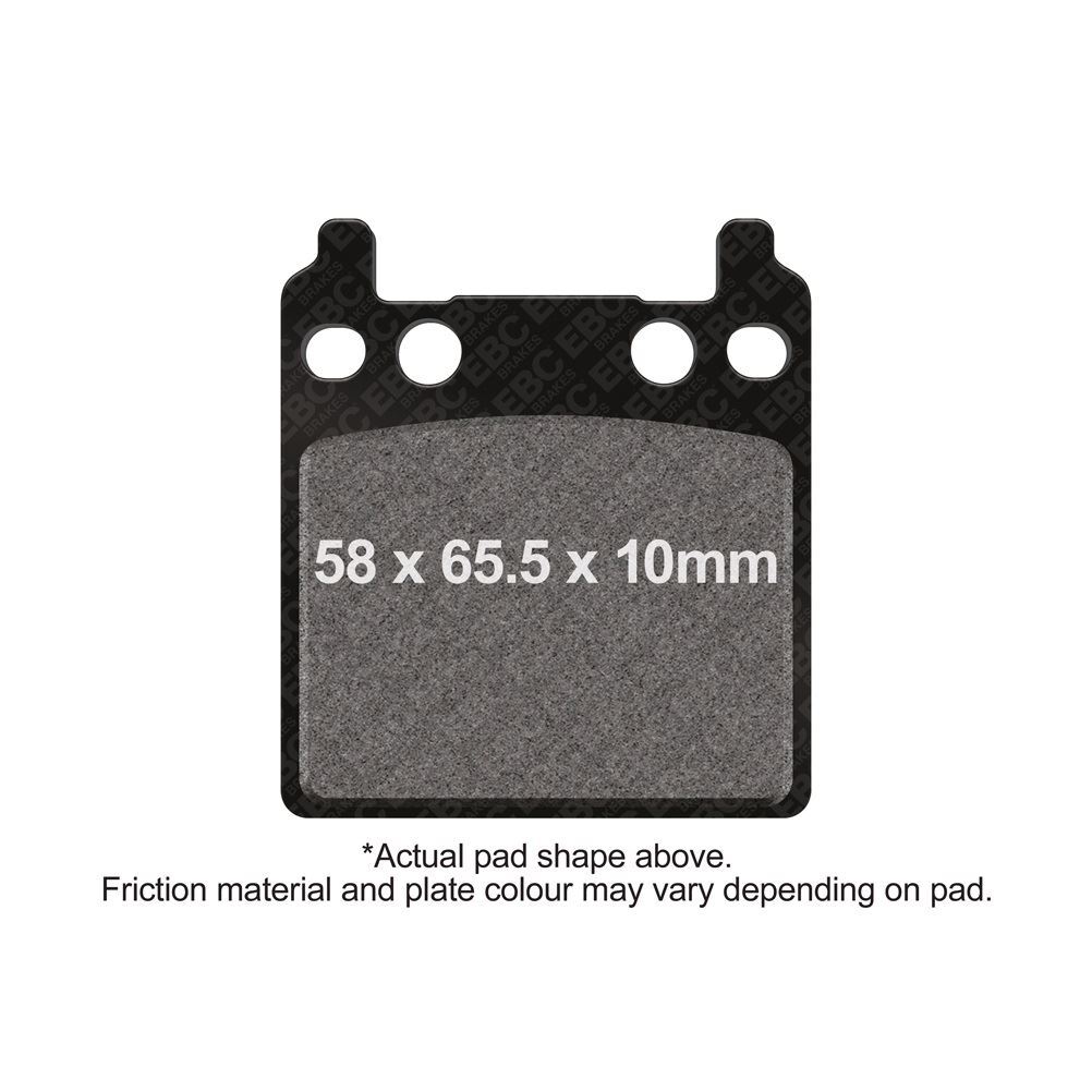 EBC Motorcycle Brake Pads DMX Rear Left for Honda CB 750 F1 1976 - 1977