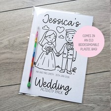 Personalised Kids Wedding Activity Pack | Book | Table Favour | A5 Size | gift