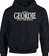 Geordie Mens Hoody Hoodie - 100% Geordie Newcastle England