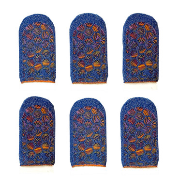 6 Pack Mobile Gaming Corps ClawSocks Phone Gaming Finger Sleeves - Damascus