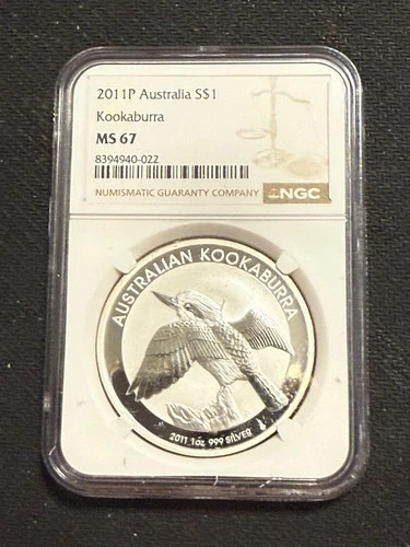 2011  Australia Kookaburra RARE NGC MS 67