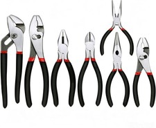 7pcs. Pliers And Wrench Set Craftsman Hand Tools Linesman Hardened Cutting Edges 7pcs. Pliers And Wrench Set Craftsman Hand Tools Linesman Hardened Cutting Edges
