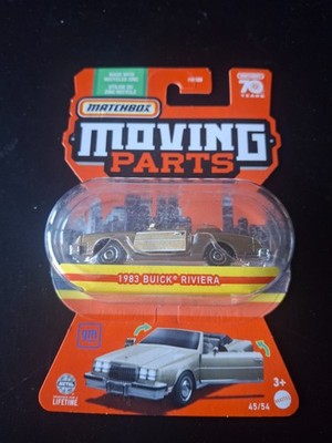 Matchbox Moving Parts: 1983 Buick Riviera goldmetallic OVP