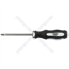 Image of Draper Expert 'Pound Thru' PZ TYPE Soft Grip Screwdriver, No.2 x 100mm