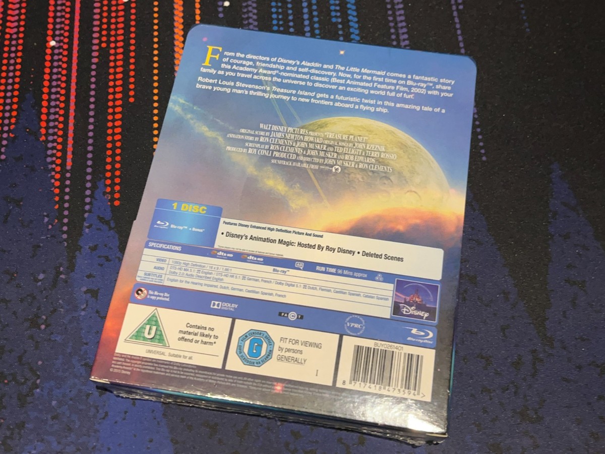 Disney's Treasure Planet Zavvi Exclusive Steelbook (OOP/Rare) Blu