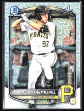 2025 Bowman Draft #BDC-50 Easton Carmichael Chrome Mojo Refractor
