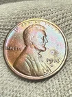 LINCOLN WHEAT CENT 1914 D HIGH GRADE AU++  VERY RARE CRISP Toned