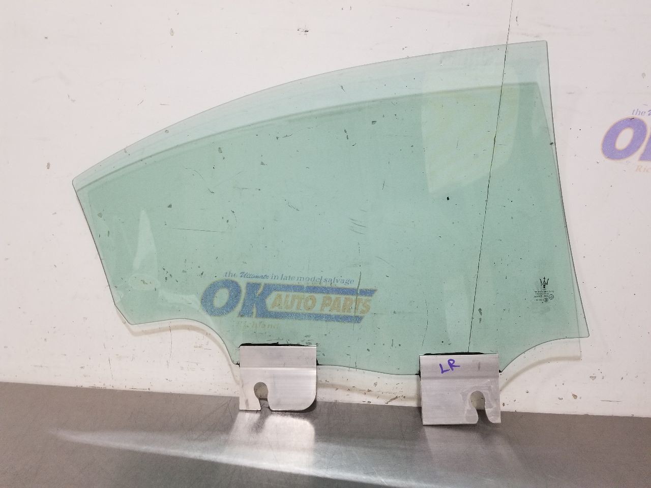 14 2014 MASERATI GHIBLI SQ4 REAR DOOR WINDOW GLASS