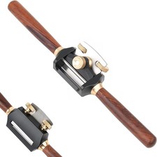 TOOLCOOL Adjustable Spokeshave Woodworking Tool Hardwood Handle Round Base