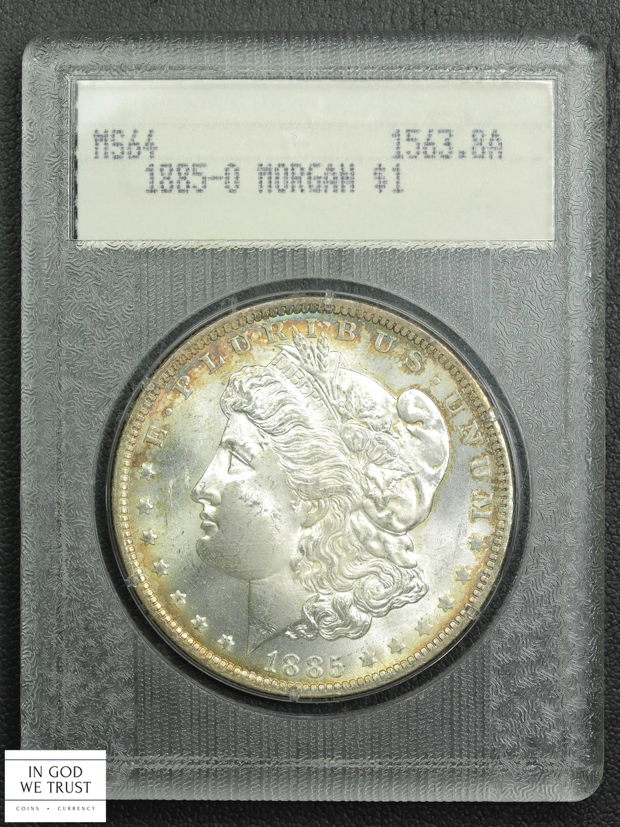 1885年Silver Morgan Dollar モルガンダラー Uncirculated Silver 1885