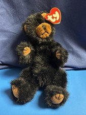 The Attic Treasures Collection Ivan 1993 TY Black Bear Beanie Babie