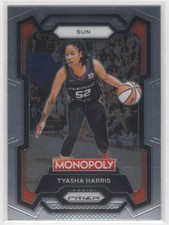 #24 Tyasha Harris 2024-25 Prizm Monopoly WNBA Base Connecticut Sun