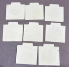 8 Hot Wheels Redline Era Adjustable Dividers For Collector's Cases Original
