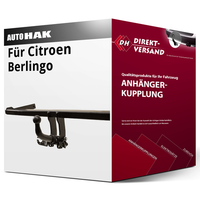 für Citroen Berlingo Typ MF (Auto Hak) AnhäNgerkupplung Horizontal Abnehmbar Neu