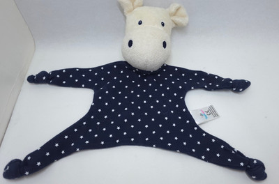 Topomini Schmusetuch Nilpferd Blau Sterne (Ernsting's family) stuffed toy hippo