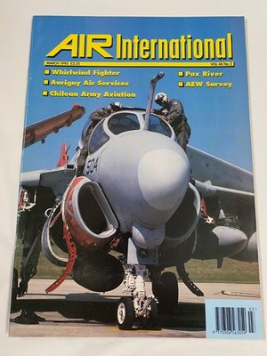 Air International March 1995 A-6 Intruder F-14 E3-A Sentry Aurigny Trislander