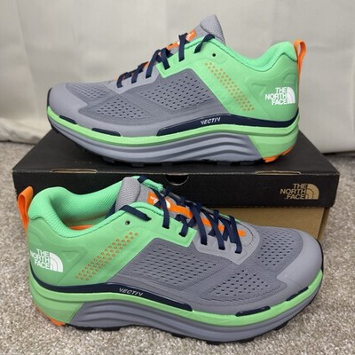 The North Face Men's Vectiv Enduris Size 8.5 Grey/Green Shoes Sneakers
