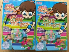 The EggMazing Egg Decorator Kit - Egg Spinner  Non toxic markers WYZ-Lot Of 2