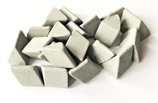Ceramic Tumbling and Vibratory Media - Large Polyhedron Triangles - 1-1/4" x 5/8