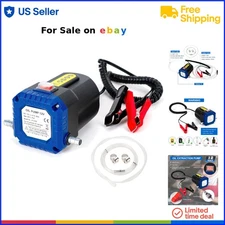 Oil Change Pump Extractor Electric Transfer Pump 12V 80W for Motor Oil