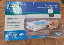 PetSafe ScoopFree Disposable Crystal Litter Tray For Self-Cleaning Cat Litter Bo