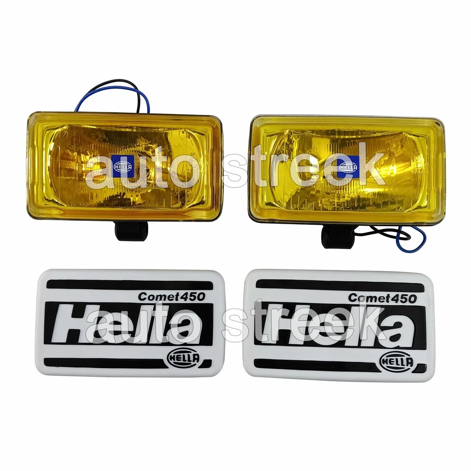 Hella Comet 450 12v H3 Driving Spotlight Fog Lamp For Jeep, Suv - "Yellow Color" - Image 2 of 4
