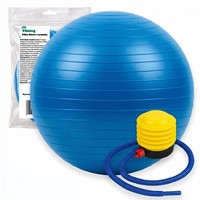 Gymnastikball 65 Cm Blau Sitzball Pezziball Fitnessball Yogaball Anti-Burst Pump