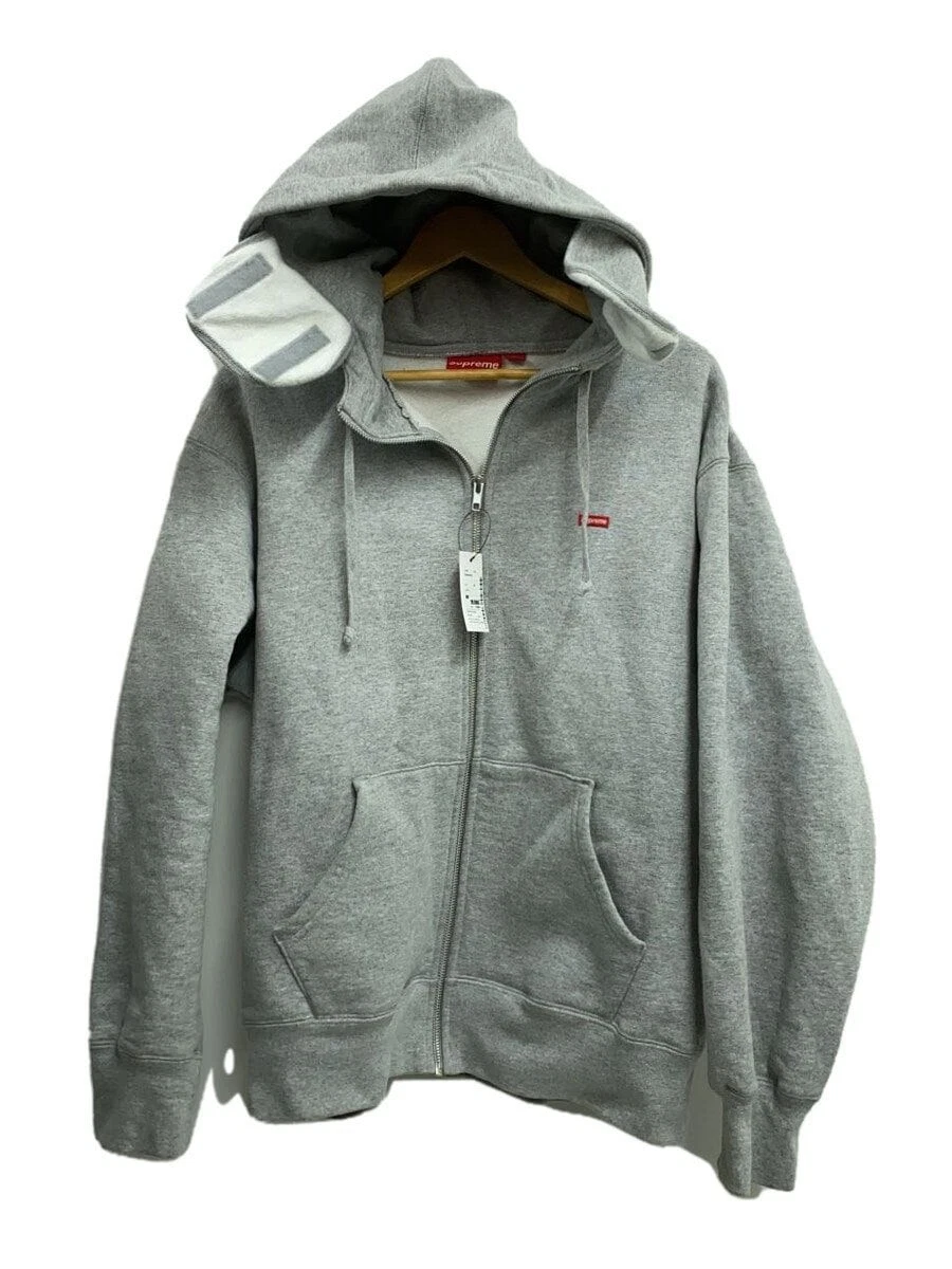Sweat à capuche zippé Supreme gris M occasion