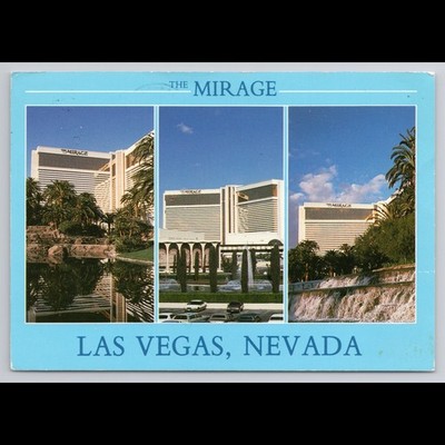 Vintage Las Vegas Postcard 1991 Posted Historic Scenic View Rivers Monument