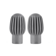 2x Silicone Drum Stick Sleeve Practice Tips Mute Damper Protective Cover Cap c