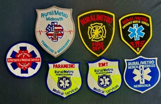 Patches Fire Ems Rescue Ambulance Rural/Metro. 3 of 7 lots
