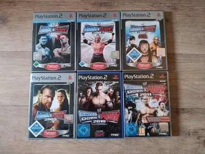 WWE SmackDown vs. Raw 2006-2011 Reihe Bundle Sony Playstation 2 PS2