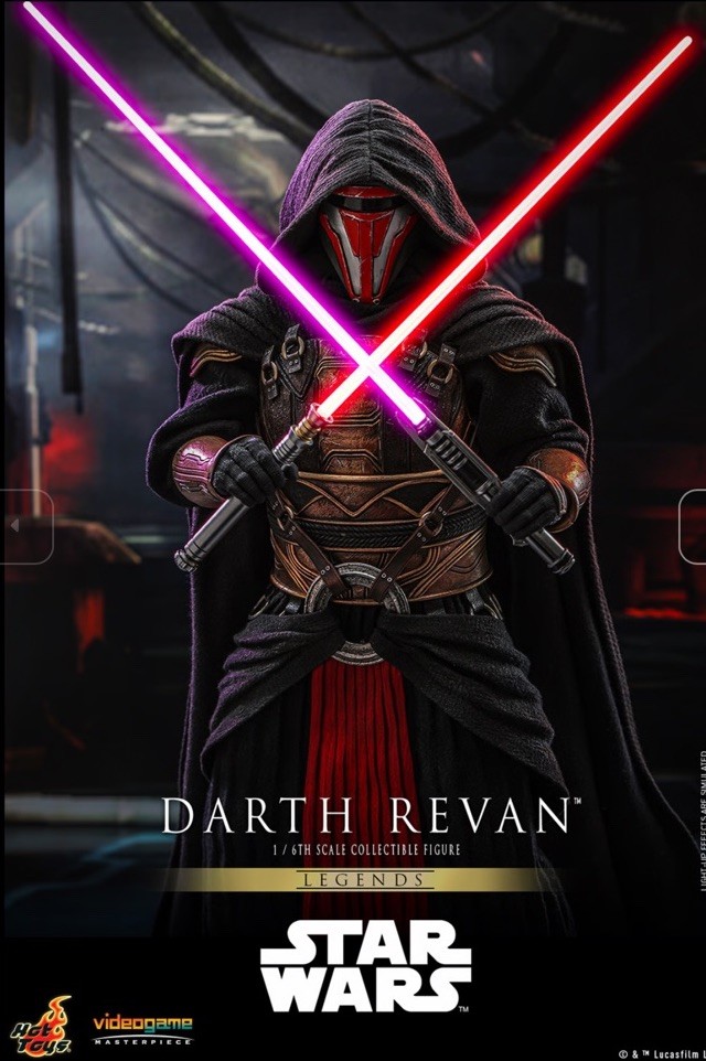 Hot Toys 1/6 Star Wars: Knights of the Old Republic Darth Revan Figure - VGM62