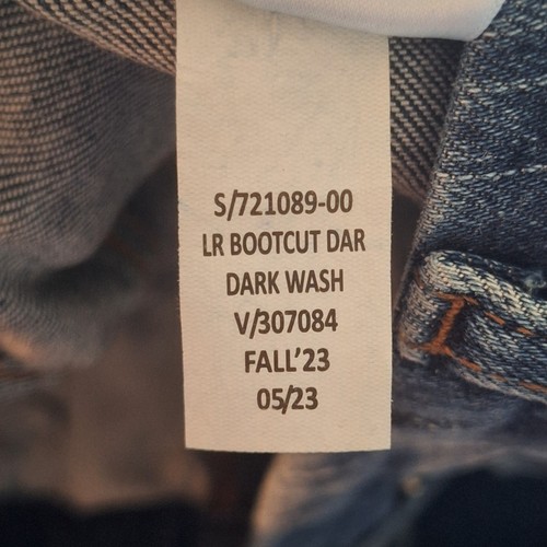 Banana Republic Jeans Womens 6 Size 28 Low Rise Boot Cut Dark Wash 2023 - Picture 7 of 9