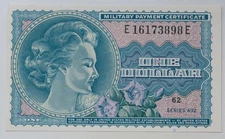 MPC $1 One Dollar Military Payment Certificate Series 692