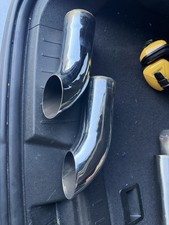 Two 2.5 Chromed Stainless Exhaust Tips Two 2.5 Chromed Stainless Exhaust Tips