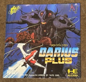 Darius Plus NEC PC Engine CIB HuCard TAITO Japan Import US Seller TESTED