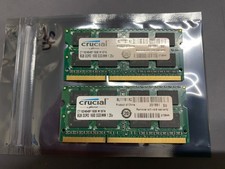 Crucial 16GB Kit 2x8GB DDR3 1600MHz SO-DIMM Laptop RAM 1.35V Matched Pair
