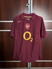 ARSENAL 2005/2006 SIGNED GILBERTO SILVA HOME FOOTBALL SOCCER SHIRT JERSEY BROWN