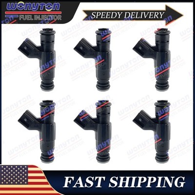 Set of 6 Upgrade Fuel Injector 26lbs for 2006-2009 SAAB 9-3 2.8L V6 FJ770EV6 