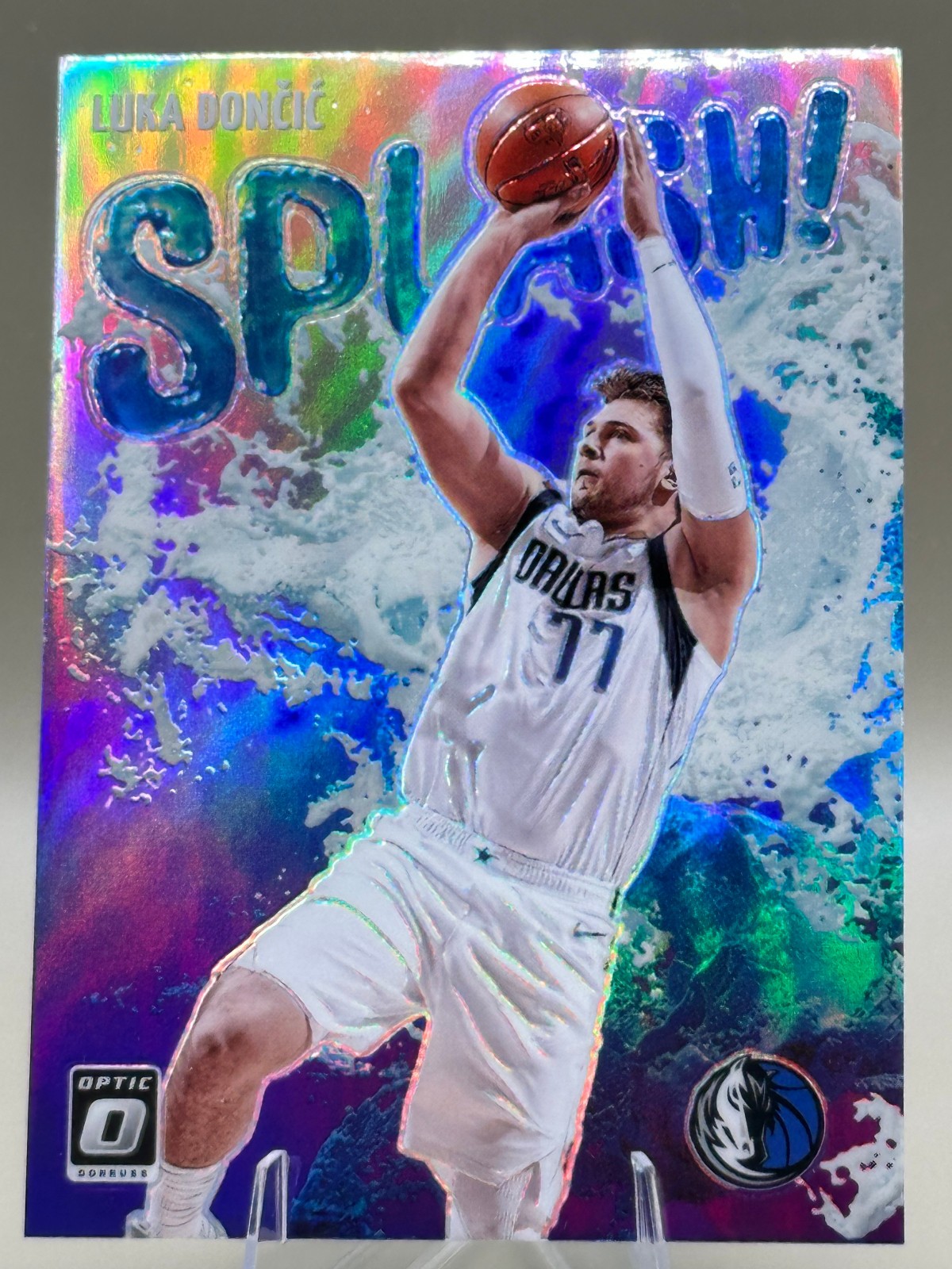 Luka Doncic 2021 Panini Donruss Optic Purple Splash