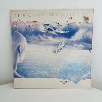 #ad #ad Vintage Rush Grace Under Pressure 12quot; Black Vinyl LP 1984 Mercury Prog Rock $13.99